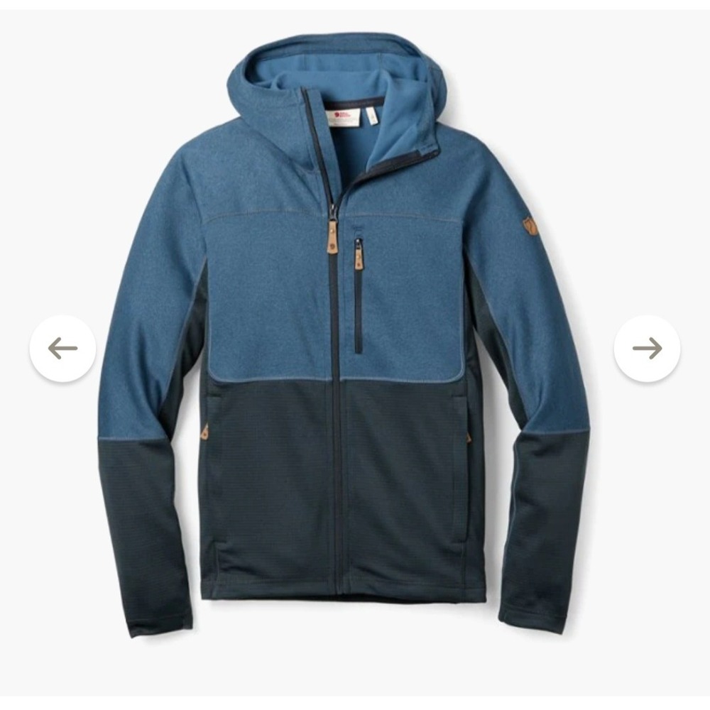 Fjall raven abisko trail fleece mens large full zip gorpcore hiking outdoors